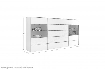 Q-Media 2.0 von Musterring - Sideboard 053 weiß