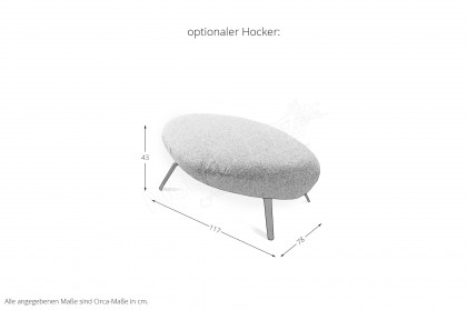 Curve von Poco - Polstersofa beige