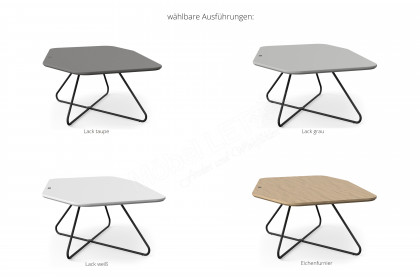 Studio Edges von JOOP! - Couchtisch Eiche, furniert