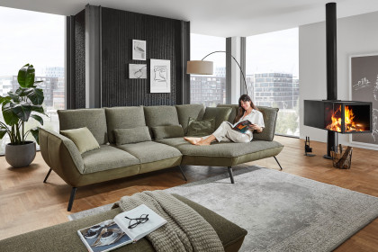 Apex Plus von Poco - Polsterecke rechts khaki-olive