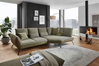 Apex Plus von Poco - Polsterecke rechts khaki-olive