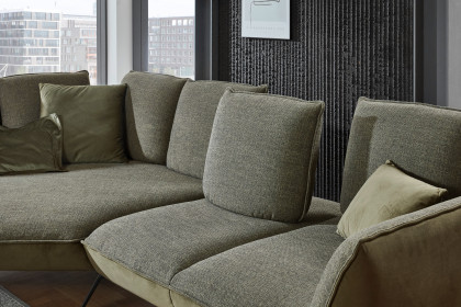 Apex Plus von Poco - Polsterecke links khaki-olive