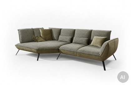 Apex Plus von Poco - Polsterecke links khaki-olive