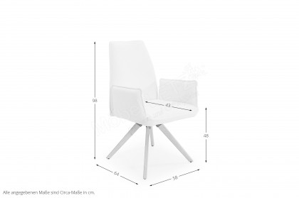 9212 Ergo von Hjort Knudsen - Armlehnenstuhl ivory/ Eiche weiß geölt