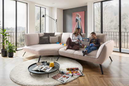 Apex Plus von Poco - Eckgarnitur links beige