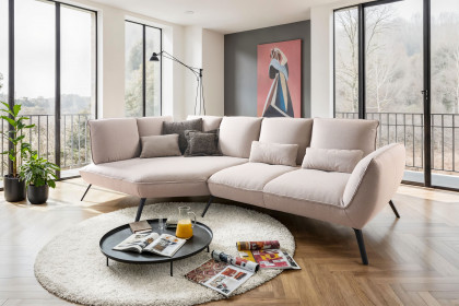 Apex Plus von Poco - Eckgarnitur links beige