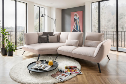 Apex Plus von Poco - Eckgarnitur links beige