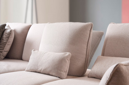 Apex Plus von Poco - Eckgarnitur links beige