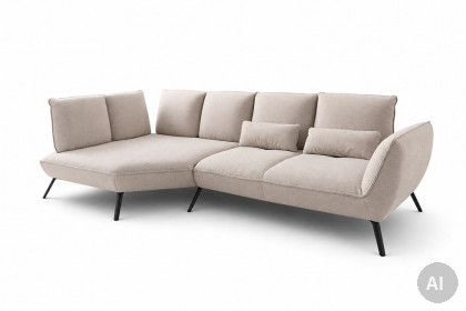 Apex Plus von Poco - Eckgarnitur links beige