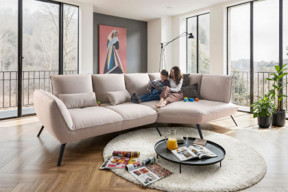 Apex Plus von Poco - Eckgarnitur rechts beige