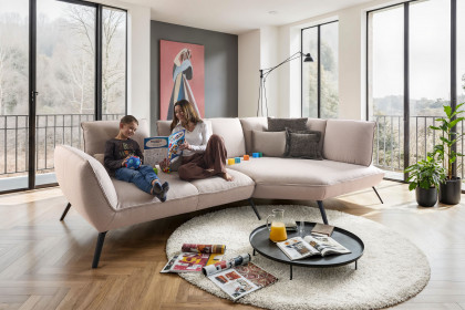 Apex Plus von Poco - Eckgarnitur rechts beige