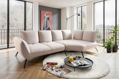 Apex Plus von Poco - Eckgarnitur rechts beige