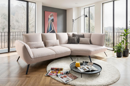 Apex Plus von Poco - Eckgarnitur rechts beige