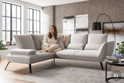 Apex Plus von Poco - Polsterecke links beige