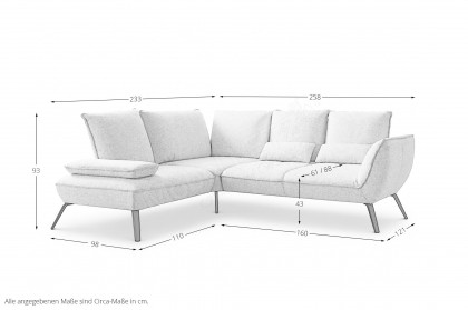 Apex Plus von Poco - Polsterecke links beige