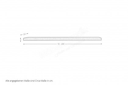 MULTIFLEX von Schlüter Möbelfabrik - Wandregal Eiche ca. 50 cm breit