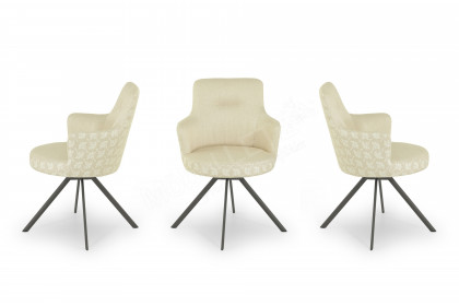 Studio Dining Chair 001 von JOOP! - Esszimmerstuhl in Nature & Cornflower