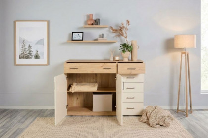 MULTIFLEX von Schlüter Möbelfabrik - Kommode NEXT Artisan Eiche - sand