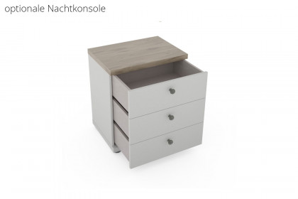 Marlow von Wiemann - Doppelbett champagner - Nordic-Eiche