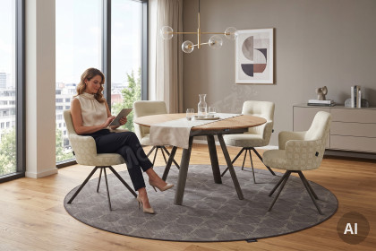 Studio Dining Table 001 von JOOP! - Esstisch mit Auszugsfunktion