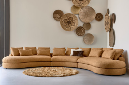 Niella von Easy Sofa - XXL-Megasofa braun