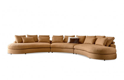 Niella von Easy Sofa - XXL-Megasofa braun
