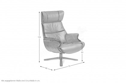 Afterwork 2 von Conform - Drehsessel black