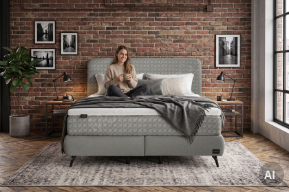 Studio Bed 003 von JOOP! - Boxspringbett in Silver