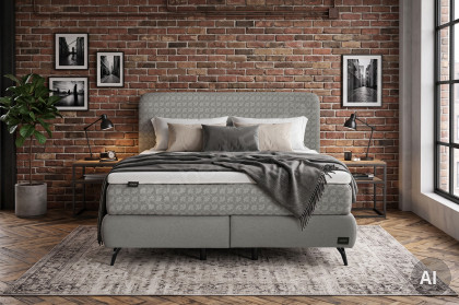 Studio Bed 003 von JOOP! - Boxspringbett silver 180 x 200 cm