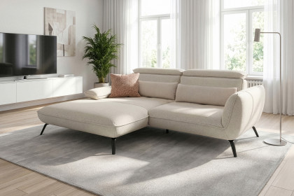 Brix von Poco - Eckcouch links beige