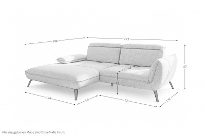 Brix von Poco - Eckcouch links beige