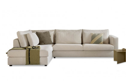 Verbier von Easy Sofa - Ecksofa Ausführung links creme
