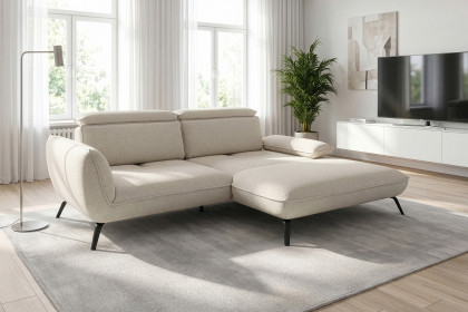 Brix von Poco - Eckcouch rechts beige