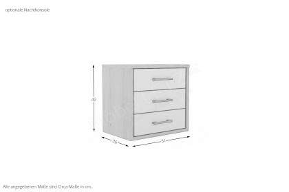 Riva von Priess - Futonbett 100x200 cm in Artisan Eiche