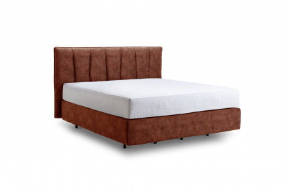 Ranva von Tidur - Boxspringbett in Komforthöhe braun
