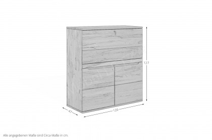 Ameno-living von Decker - Highboard mit Sekretär-Funktion