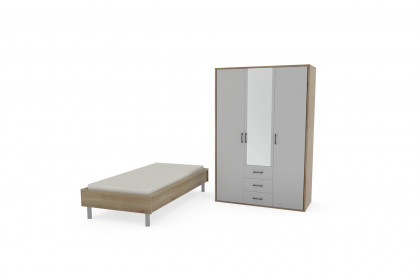 Riva von Priess - 2-teiliges Schlafzimmer-Set in Artisan Eiche & Sandgrau