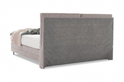 Cometa von ADA - Boxspringbett hellgrau mit Motor