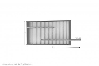 Domingo von IDEAL Möbel - Wandpaneel in Kaschmir mit Rillenoptik