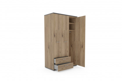 New York von Priess Möbel - Drehtürenschrank ca. 203 cm hoch, 2 SK