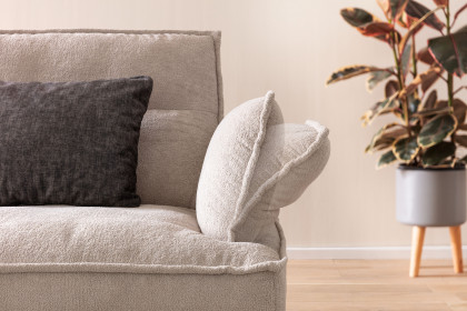 7102 von K+W Polstermöbel - Polstersofa links ecru
