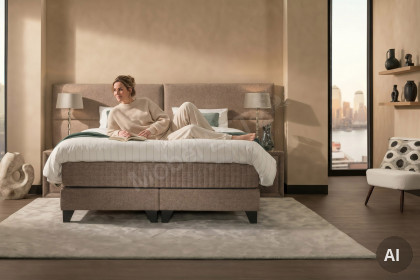 Brut von Serta - Boxspringbett taupe
