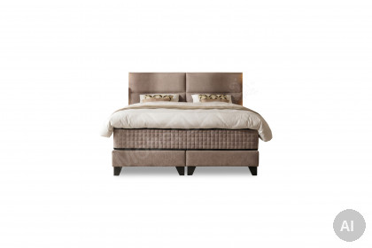 Lounge von Serta - Boxspringbett in Light Brown