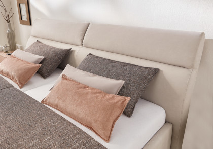 Dilja von Tidur - Boxspringbett KTW-K in Komforthöhe natur