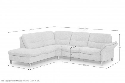 HU-SF24080 von Hukla - Ecksofa Variante links natur