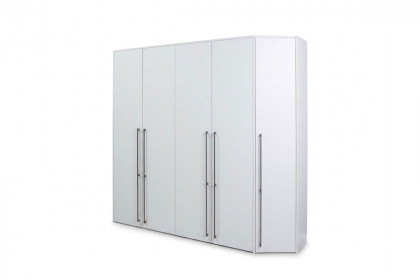 MULTIFLEX von Schlüter Möbelfabrik - abgeschrägter Schrank DE LUXE 19XL weiß