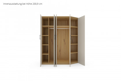 MULTIFLEX von Schlüter Möbelfabrik - abgeschrägter Schrank DE LUXE 19XL weiß