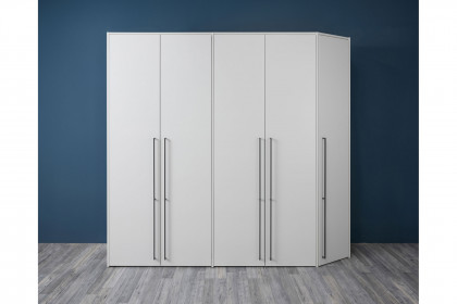MULTIFLEX von Schlüter Möbelfabrik - abgeschrägter Schrank DE LUXE 19XL weiß