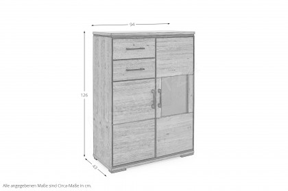 Modea-Black von Niehoff - Highboard mit Schubkästen