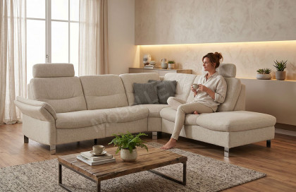 HU-SF24080 von Hukla - Ecksofa Variante rechts natur